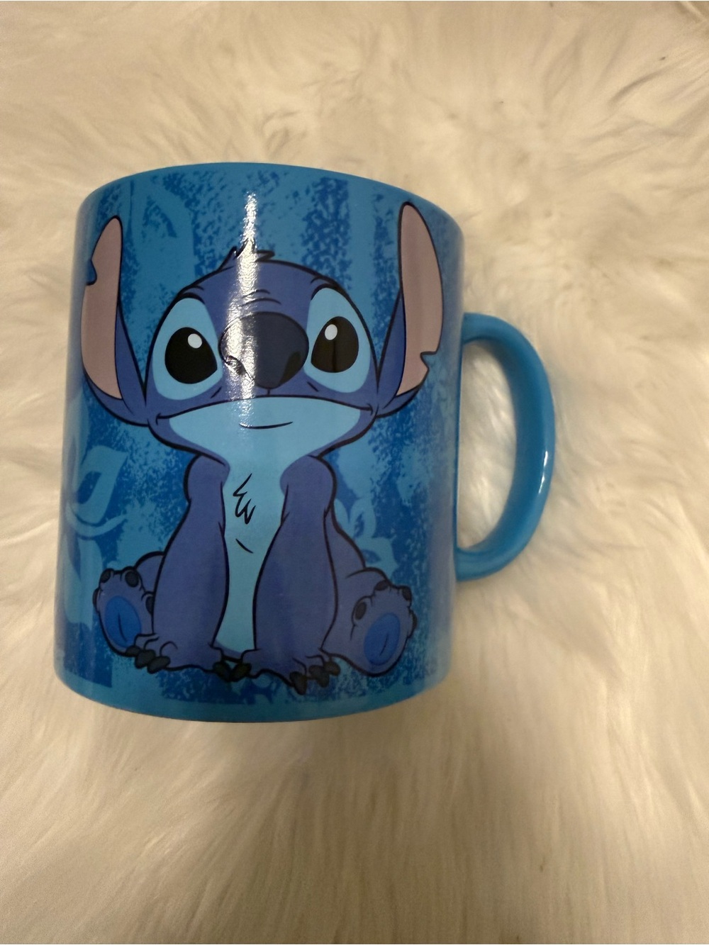 Disney Lilo & Stitch Glossy Blue Ceramic Mug - from Disney World Florida